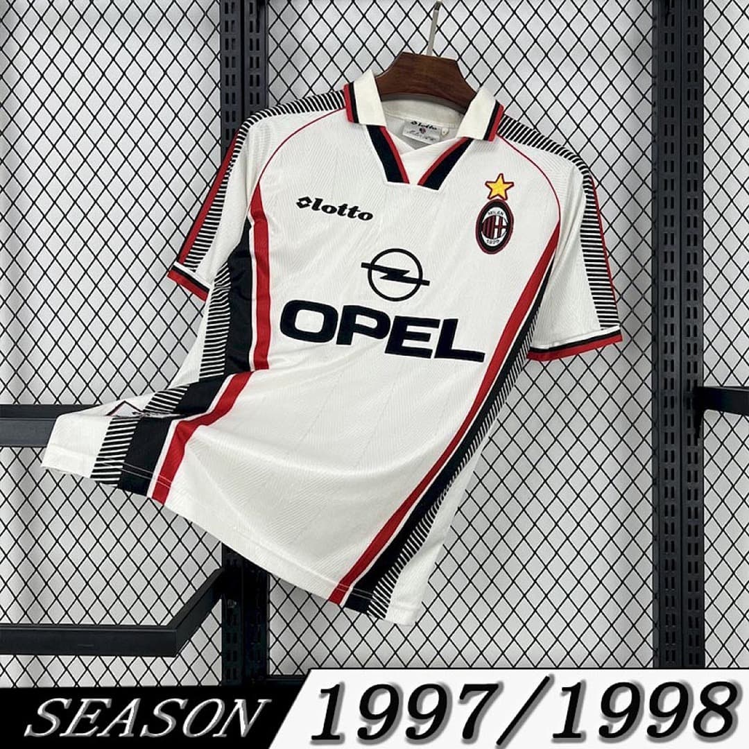 Camisa Retrô AC Milan 1997/98 Away