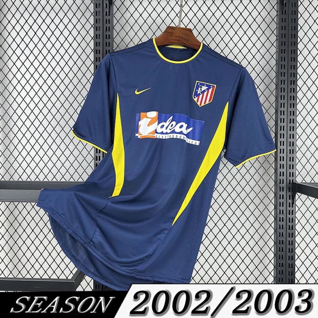 Camisa Retrô Atlético de Madrid 2002/03 Away — Atlético de Madrid