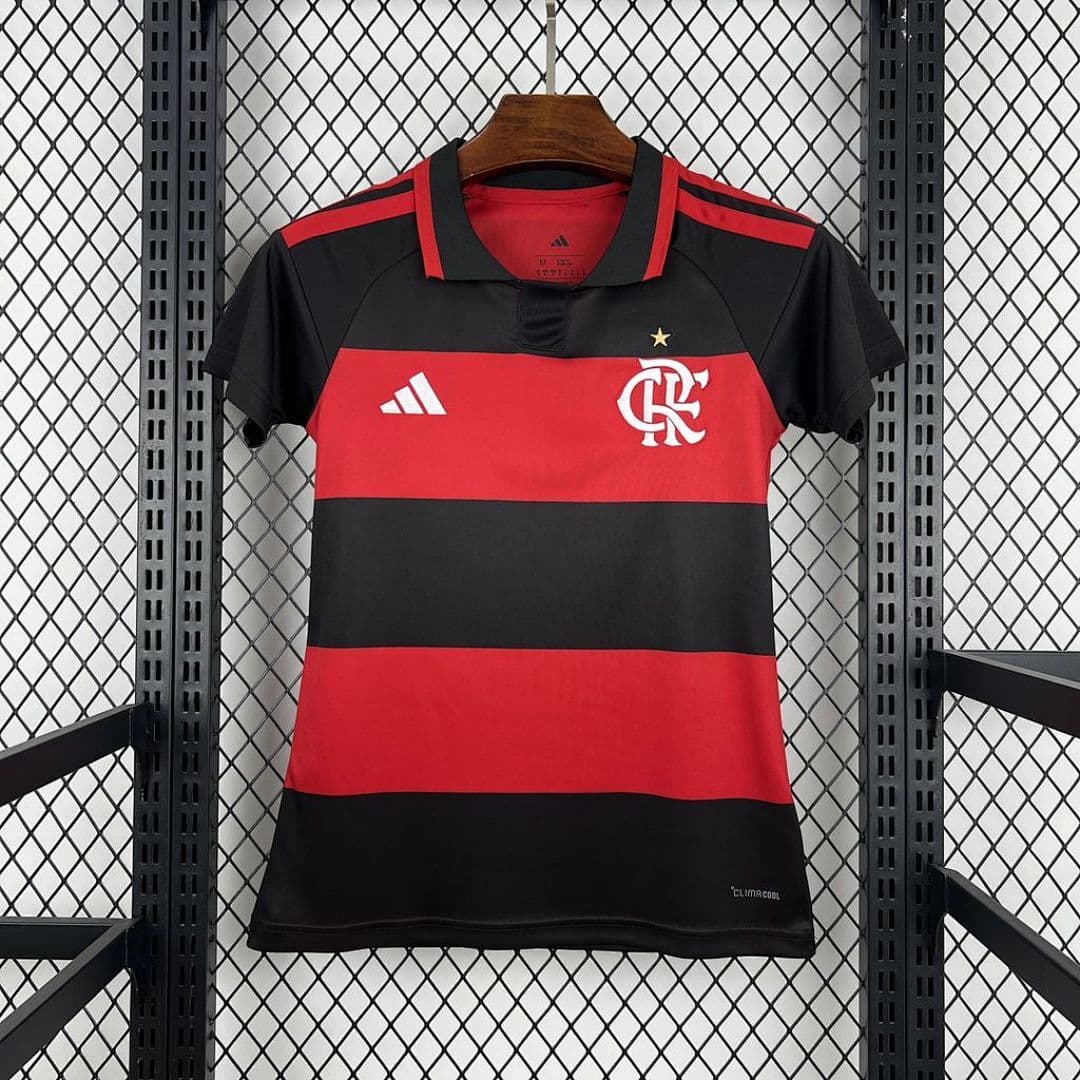 Camisa Flamengo Feminina Home 2025/26