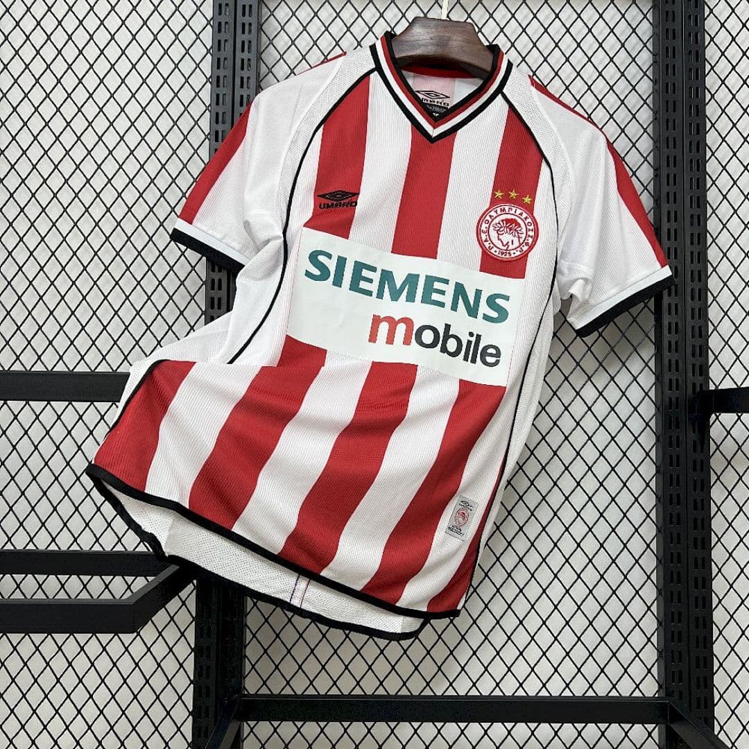 Camisa Retrô Olympiacos 2001/02