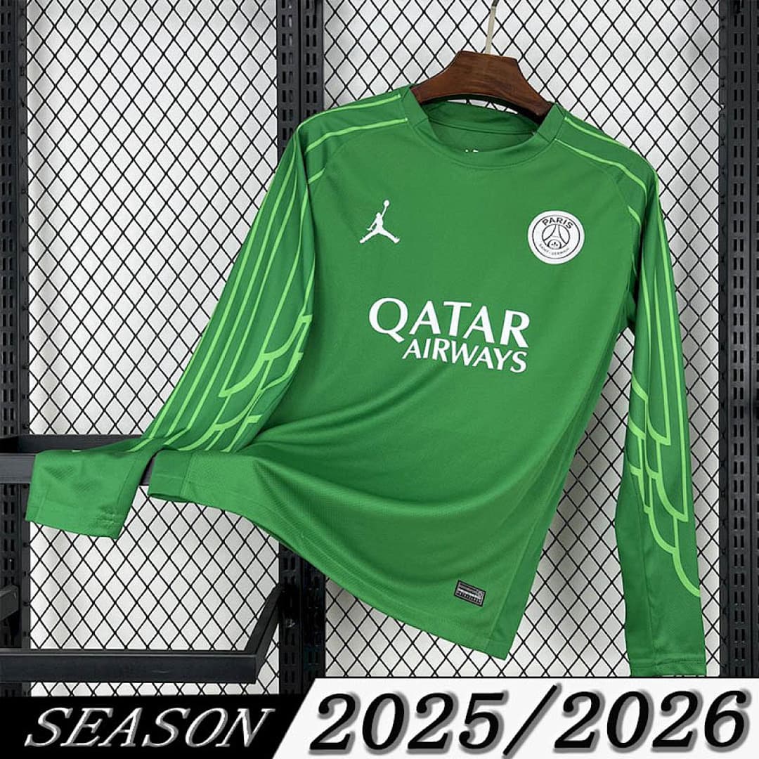 Camisa PSG Manga Longa Goleiro 2025/26 — Paris Saint-Germain