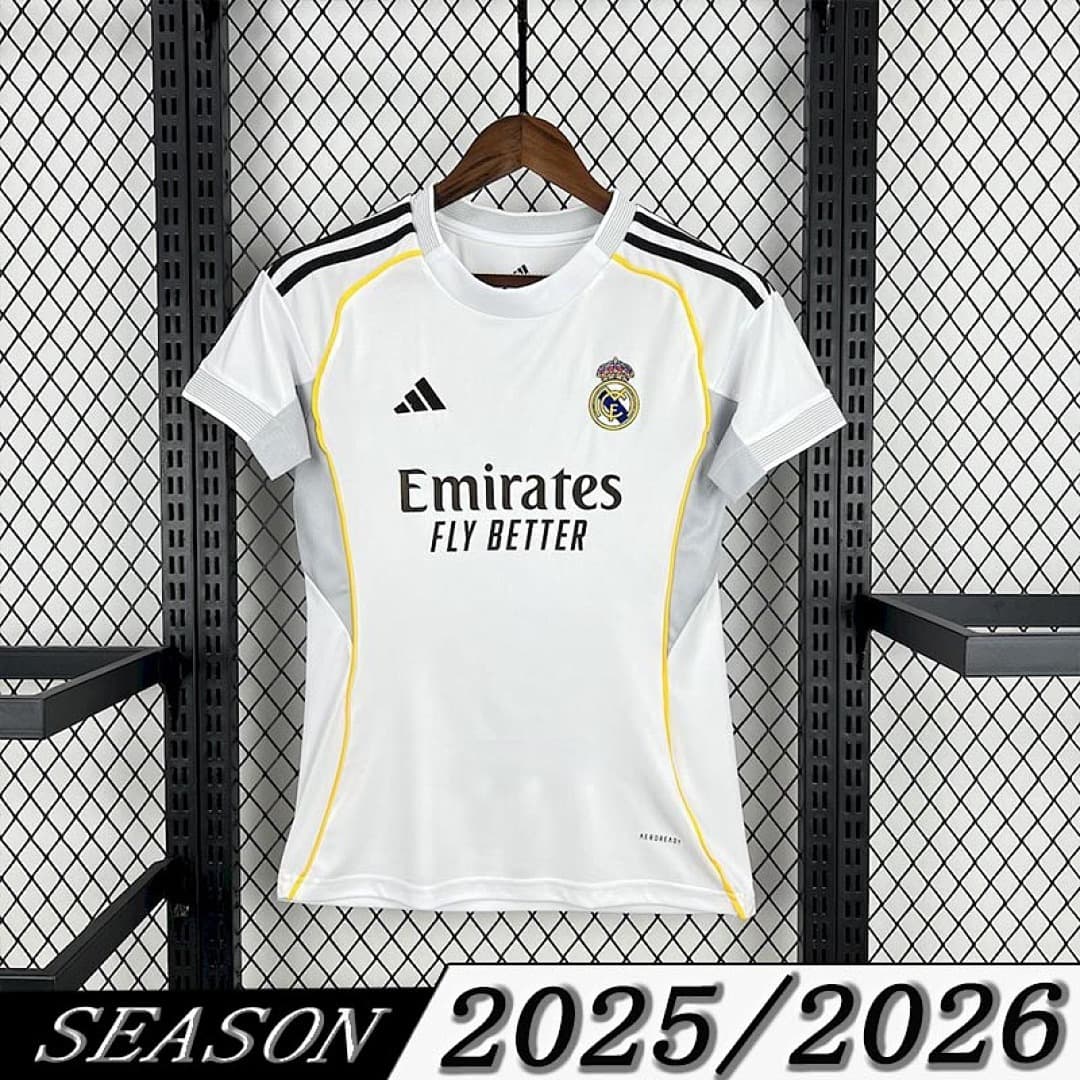 Camisa Real Madrid Feminina Home 2025/26 — Real Madrid
