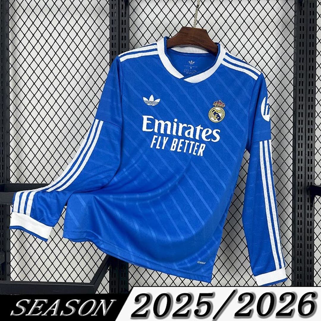 Camisa Real Madrid Manga Longa Third 2025/26 — Real Madrid