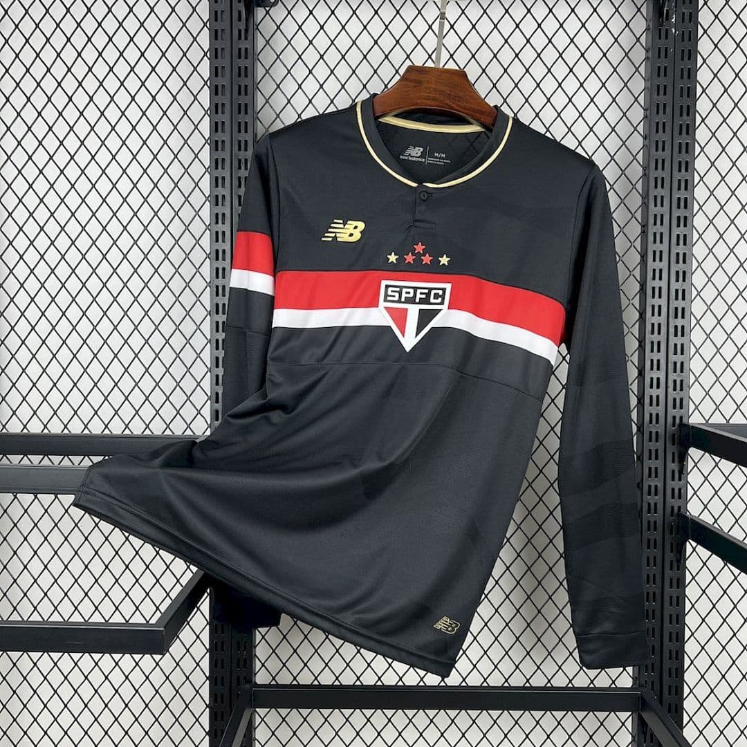 Camisa São Paulo Manga Longa Third 2025/26