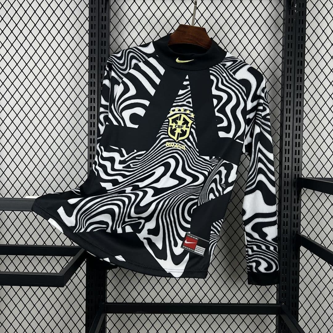 Camisa Seleção Brasileira Manga Longa Goleiro 2025/26