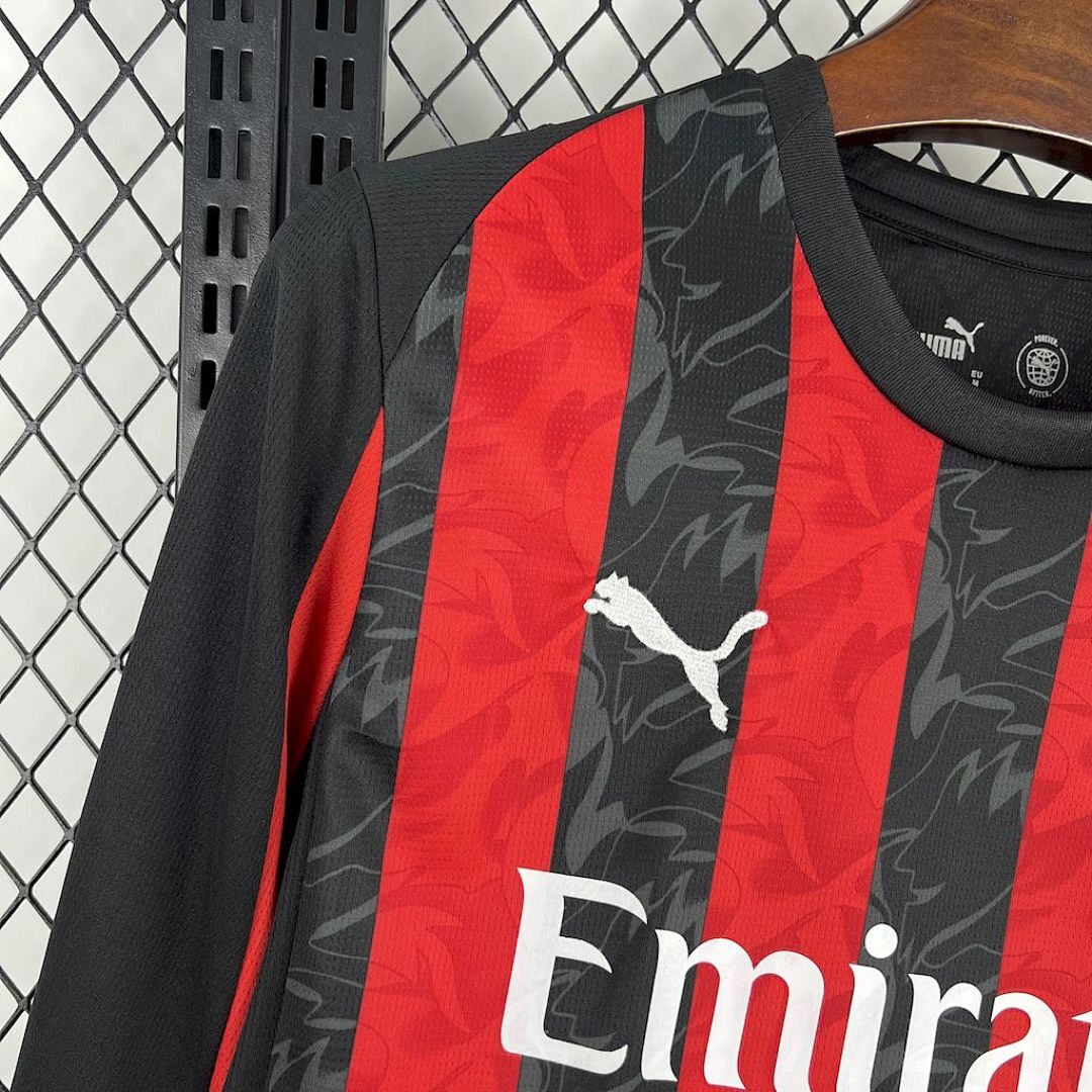 Camisa AC Milan Home 2025/26 Manga Longa 6