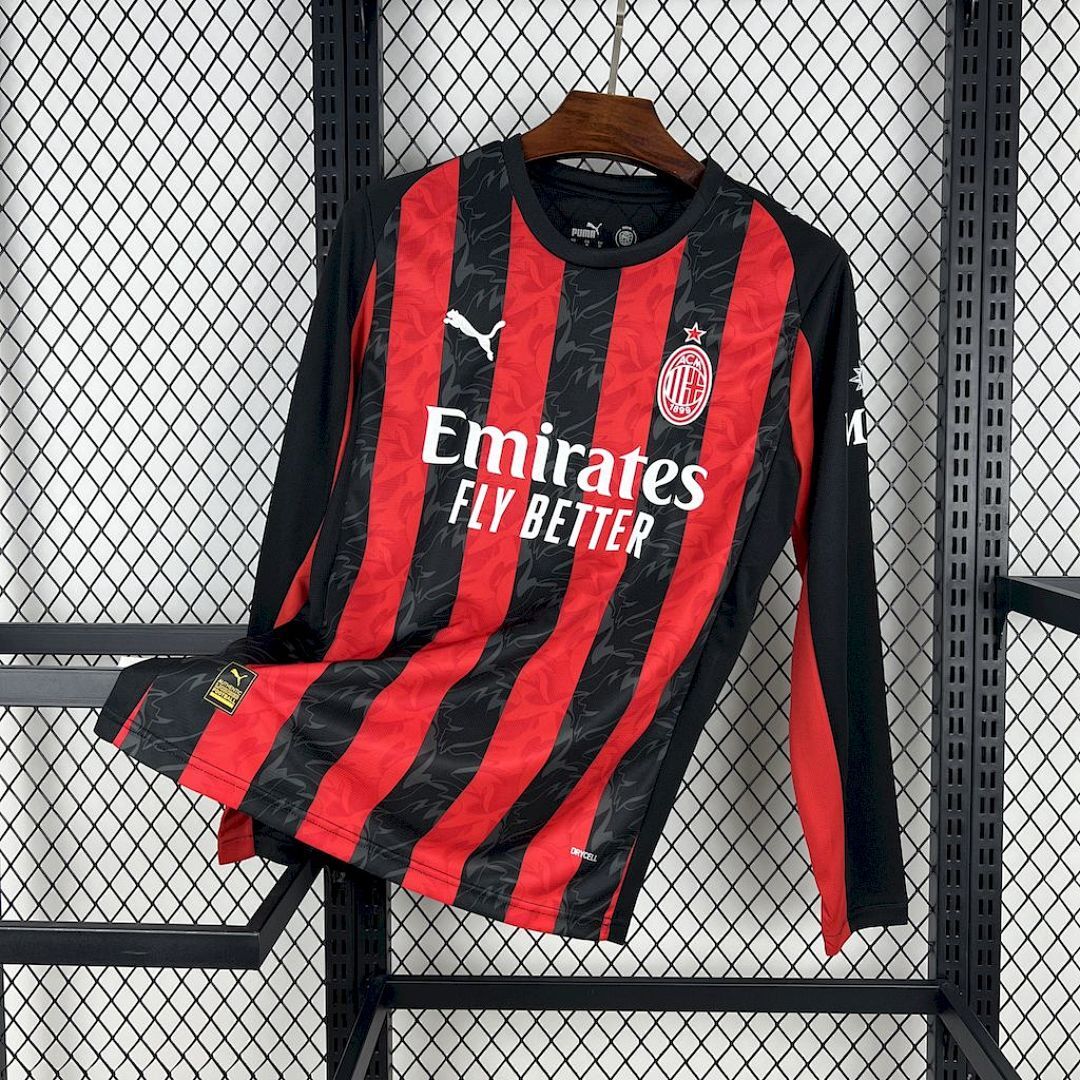 Camisa AC Milan Manga Longa Home 2025/26 3