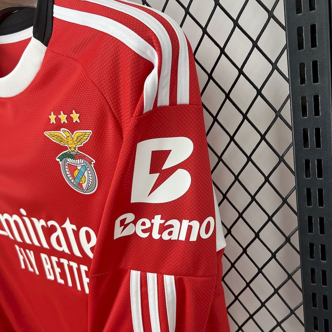 Camisa Benfica Manga Longa Home 2025/26 7