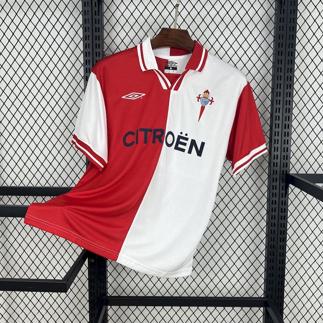 Camisa Retrô Celta de Vigo 2001/02 Away 6