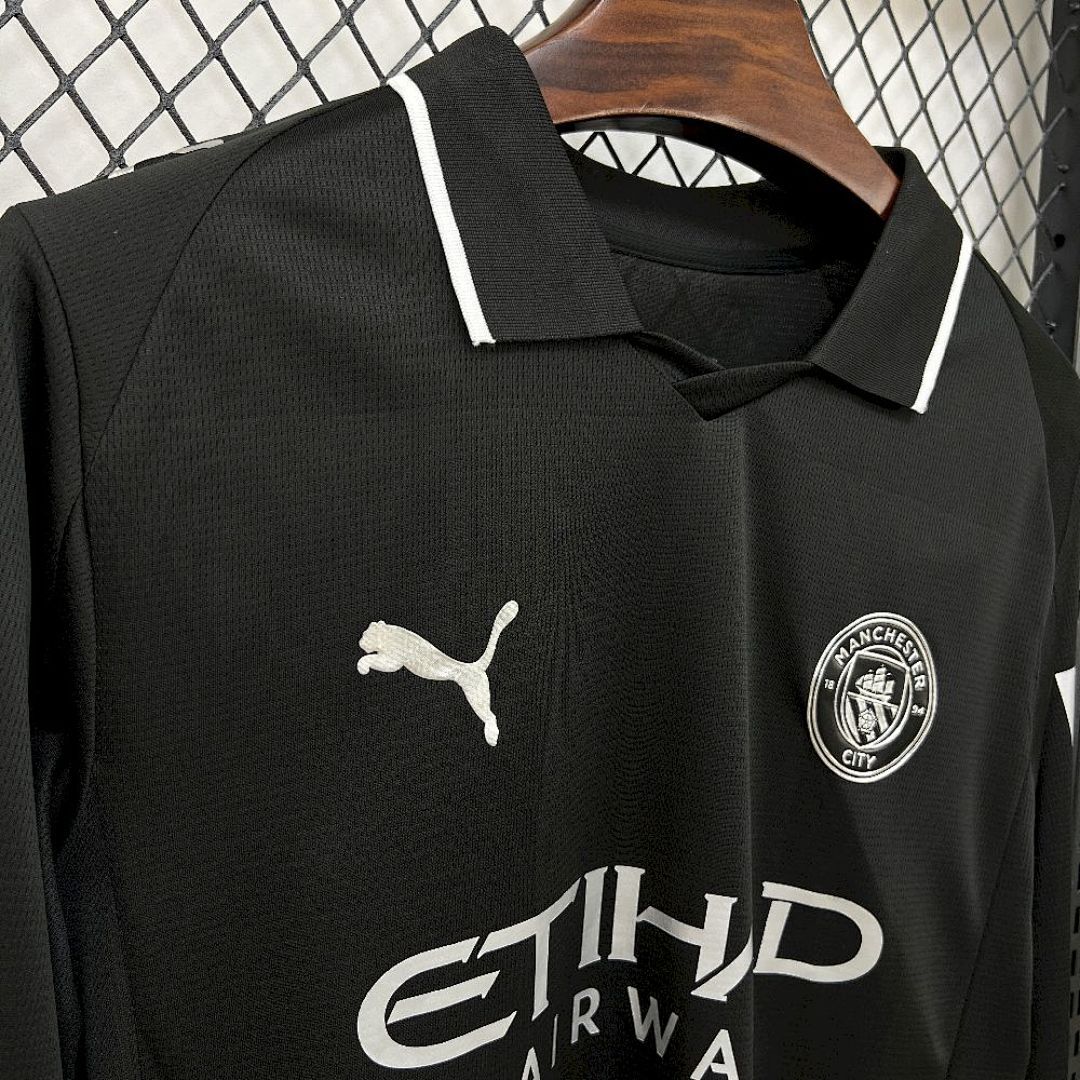 Camisa Manchester City Manga Longa Away 2025/26 6