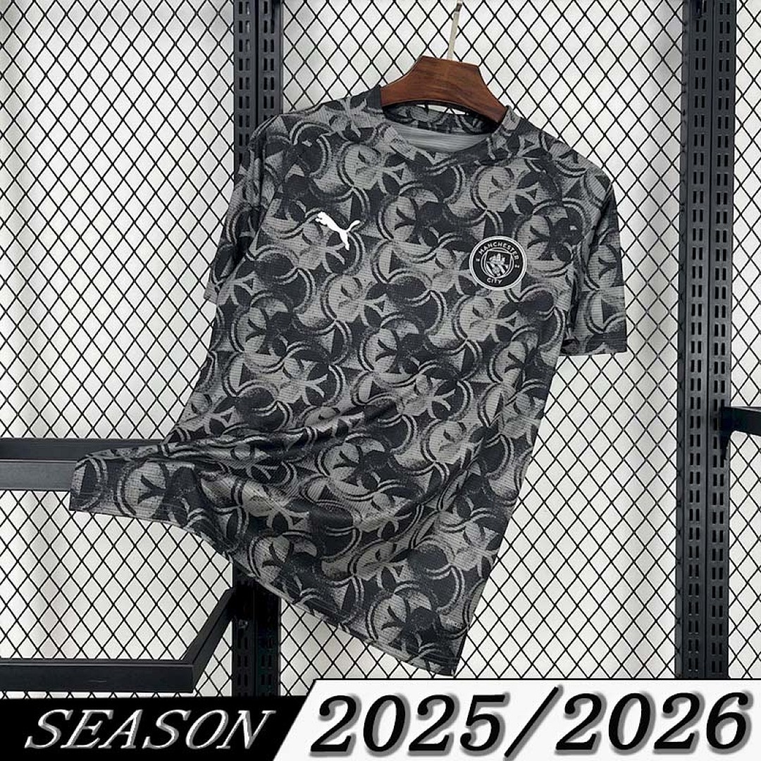 Camisa Manchester City Pré-Jogo 2025/26 1