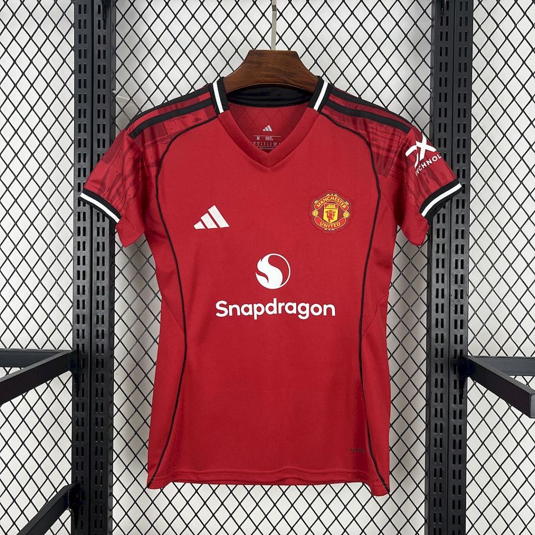 Camisa Manchester United Feminina Home 2025/26 8