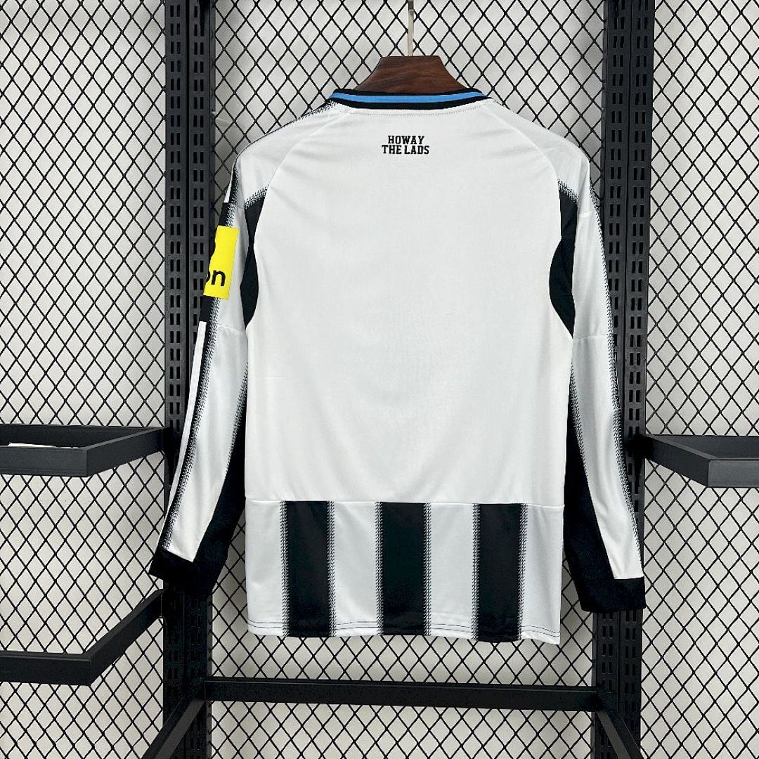 Camisa Newcastle United Home 2025/26 Manga Longa 2