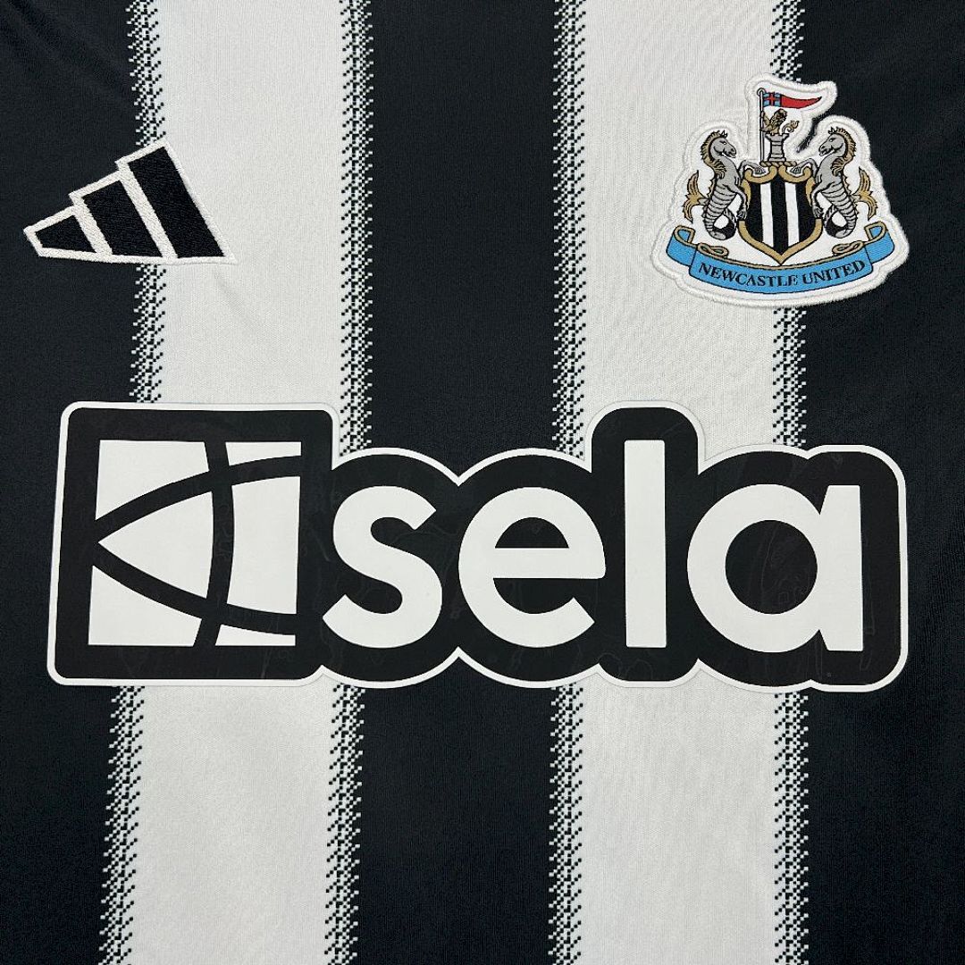 Camisa Newcastle United Manga Longa Home 2025/26 4
