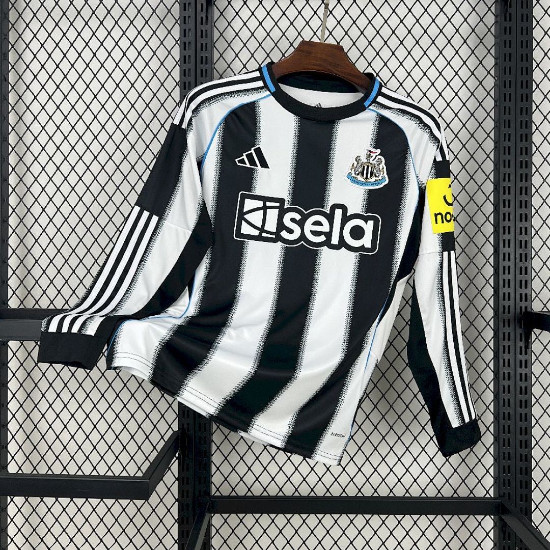 Camisa Newcastle United Manga Longa Home 2025/26 7