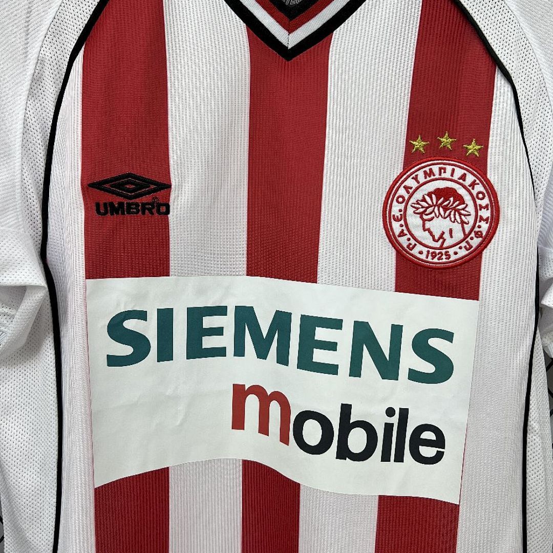 Camisa Retrô Olympiacos 2001/02 6