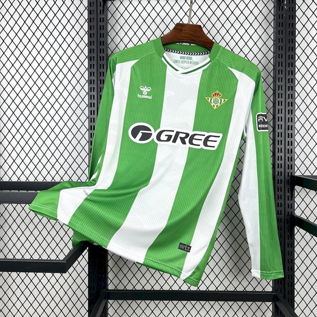 Camisa Real Betis Manga Longa Home 2025/26 1