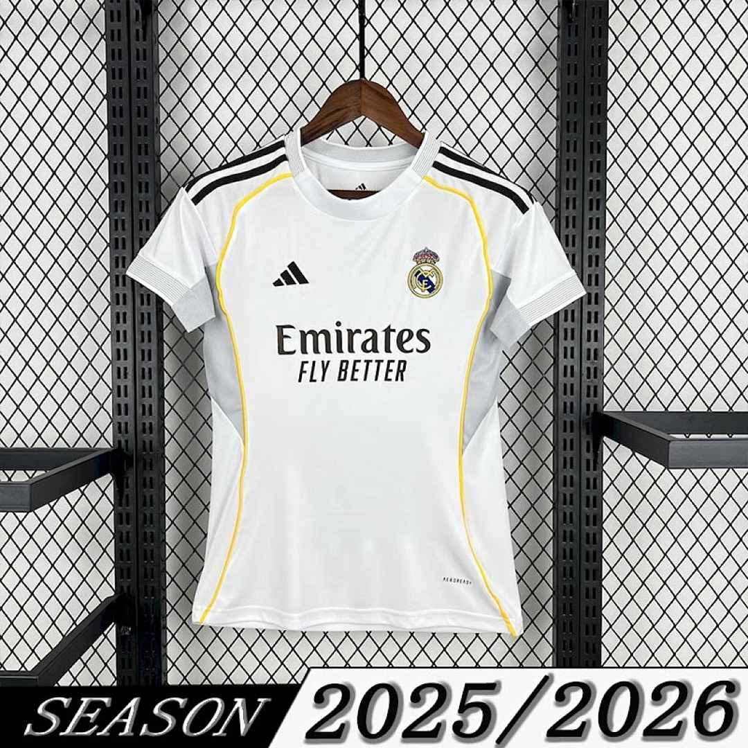 Camisa Real Madrid Feminina Home 2025/26 1