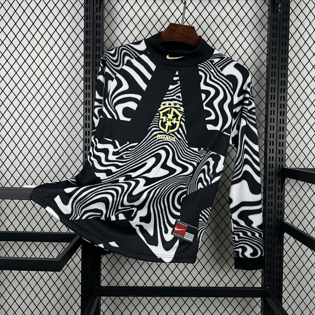 Camisa Seleção Brasileira Manga Longa Goleiro 2025/26 1