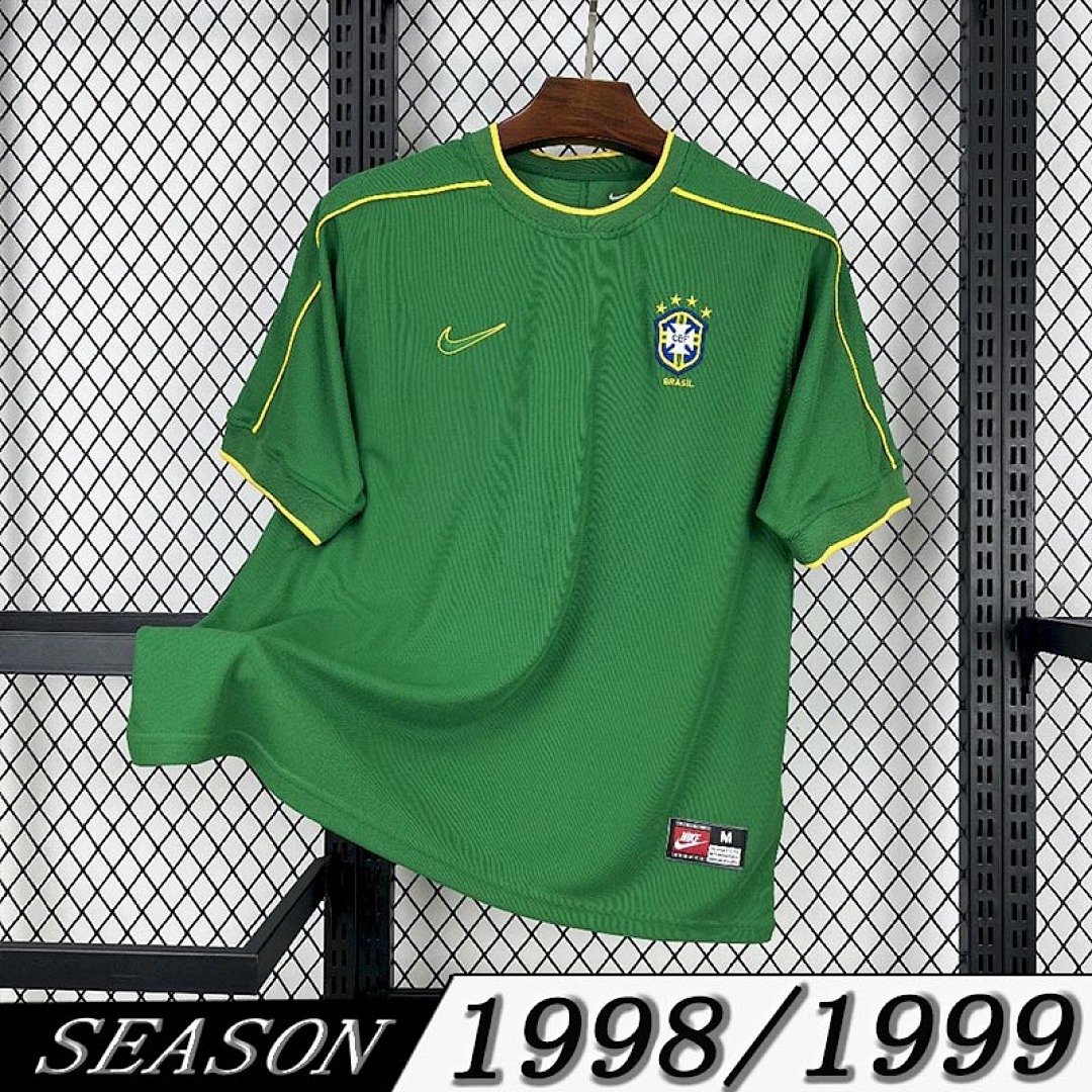 Camisa Retrô Seleção Brasileira 1998 Goleiro 1