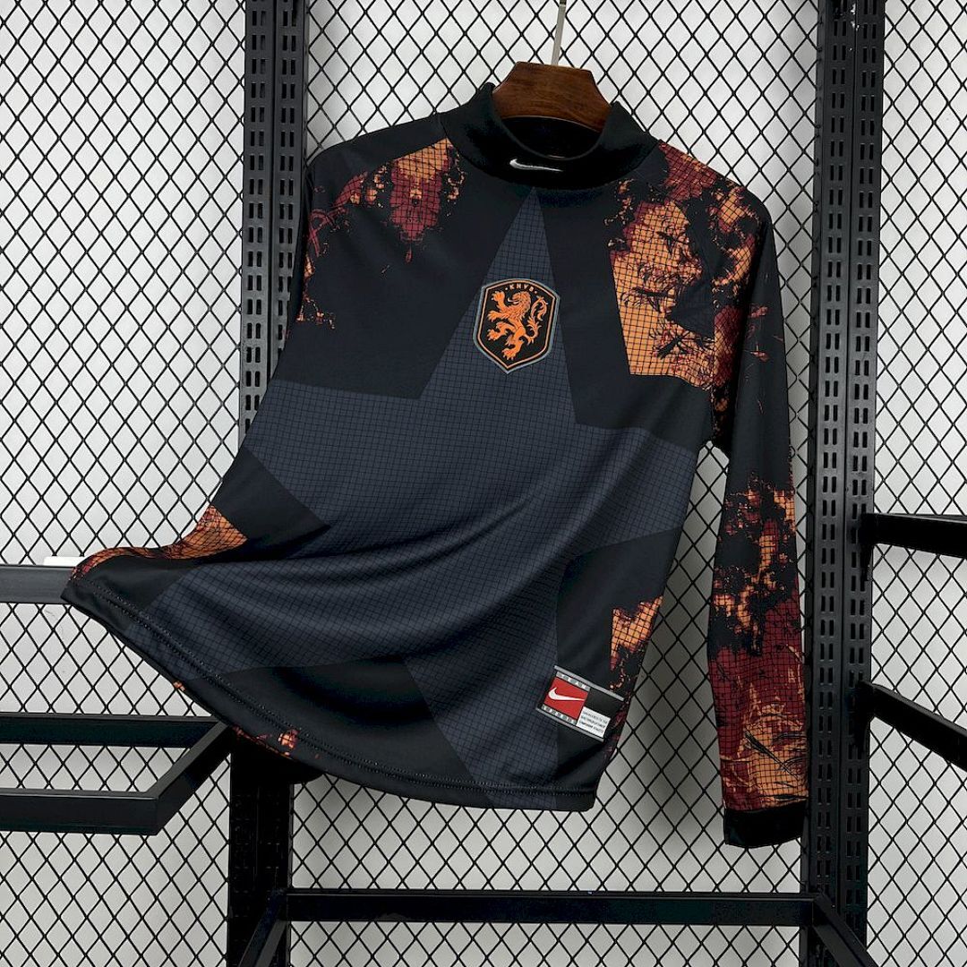 Camisa Seleção Holanda Manga Longa Goleiro 2025/26 1